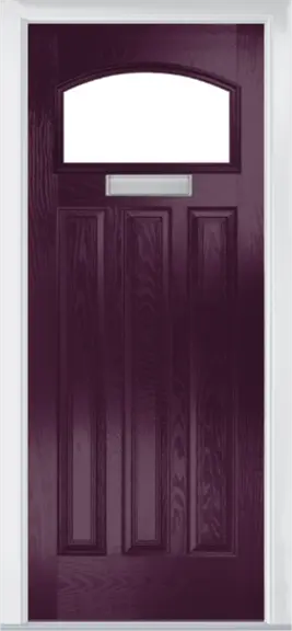 Composite door craftsman style